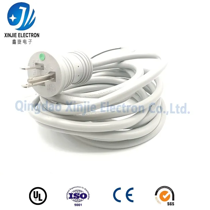 Napájecí kabel se zeleným bodem v nemocnici